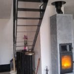 ferro - escalier quart tournant acier et palier