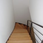 escalier bois métal quart tournant