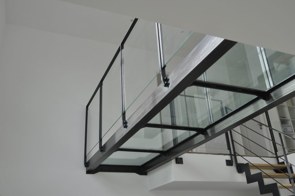 Passerelle en verre