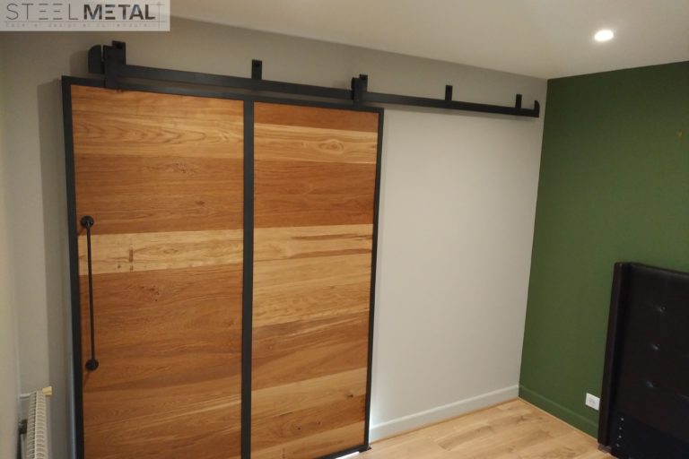 Porte atelier coulissante sur mesure | Steelmétal