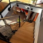 Escalier quart tournant acel en rénovation